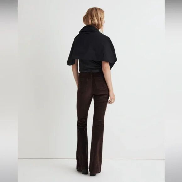 Madewell The Perfect Vintage Flare Pant in Corduroy in Dark Coffee, Sz 25, Fall - Picture 3 of 12